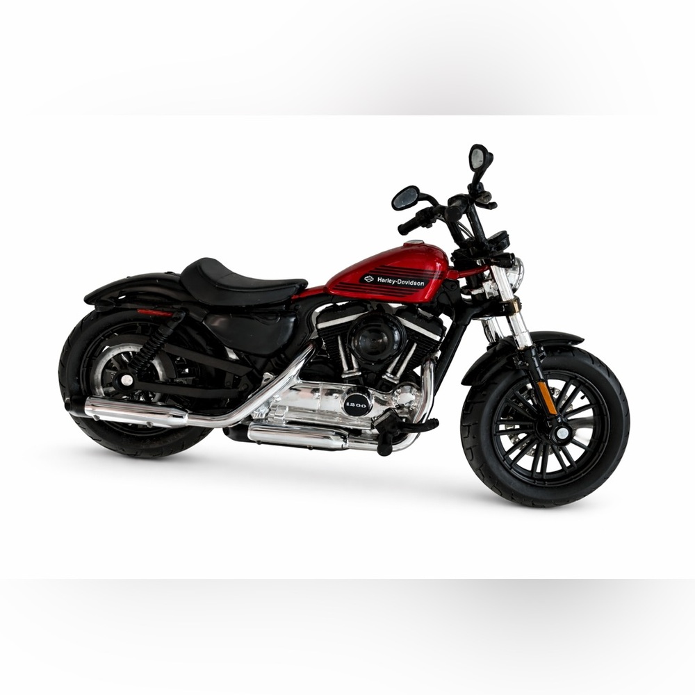 Harley-Davidson Sportster 1200 Forty-Eight Diecast Model Motorcycle Red